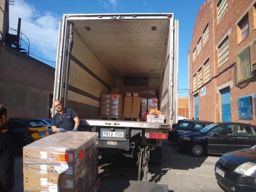 Donación Botellas de Gel Hidroalcohólico Laboratorios Galderma