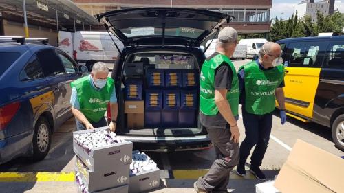 Recogida Taxistas Solidarios Banc d'Aliments
